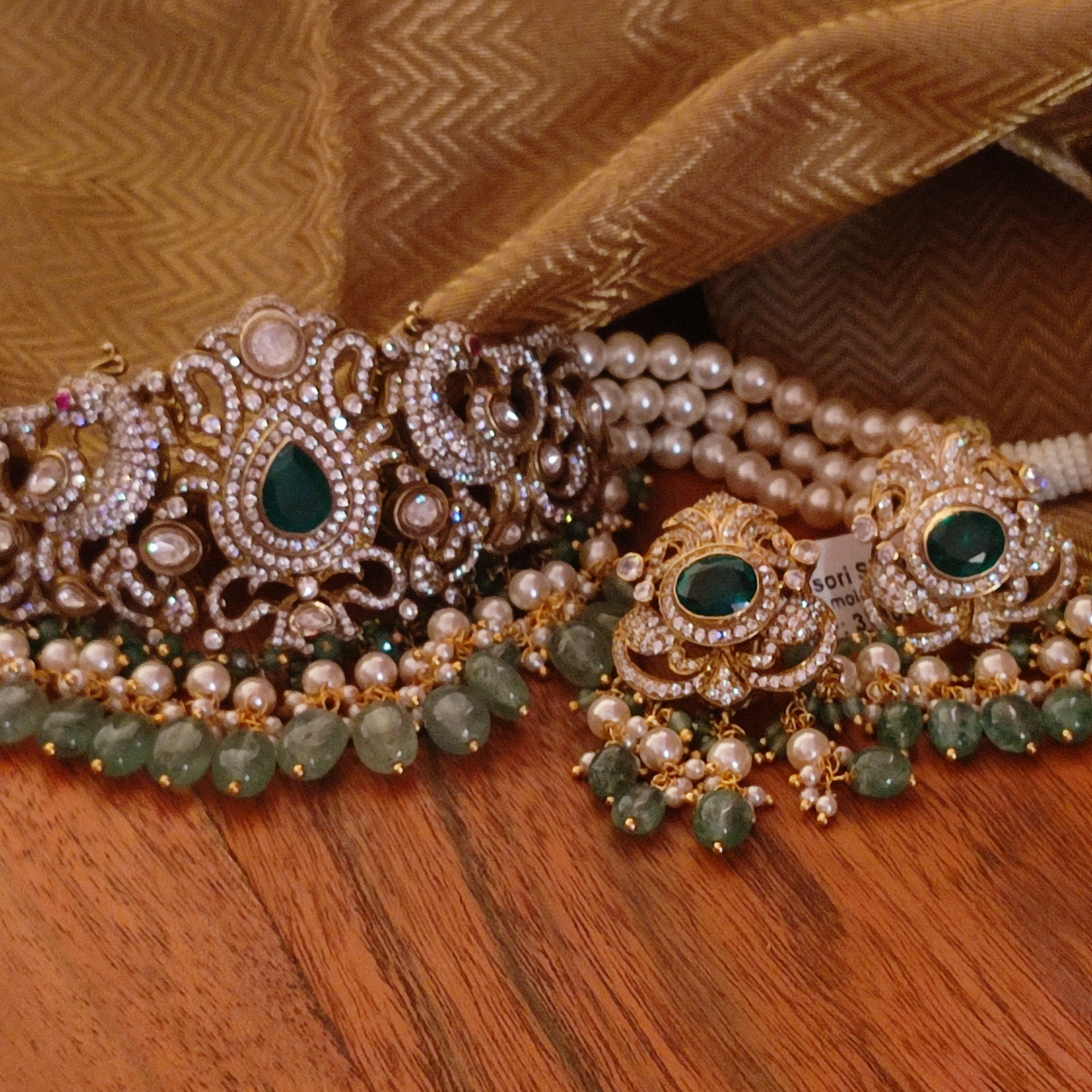 Moza Choker Set in 925 Sterling Silver